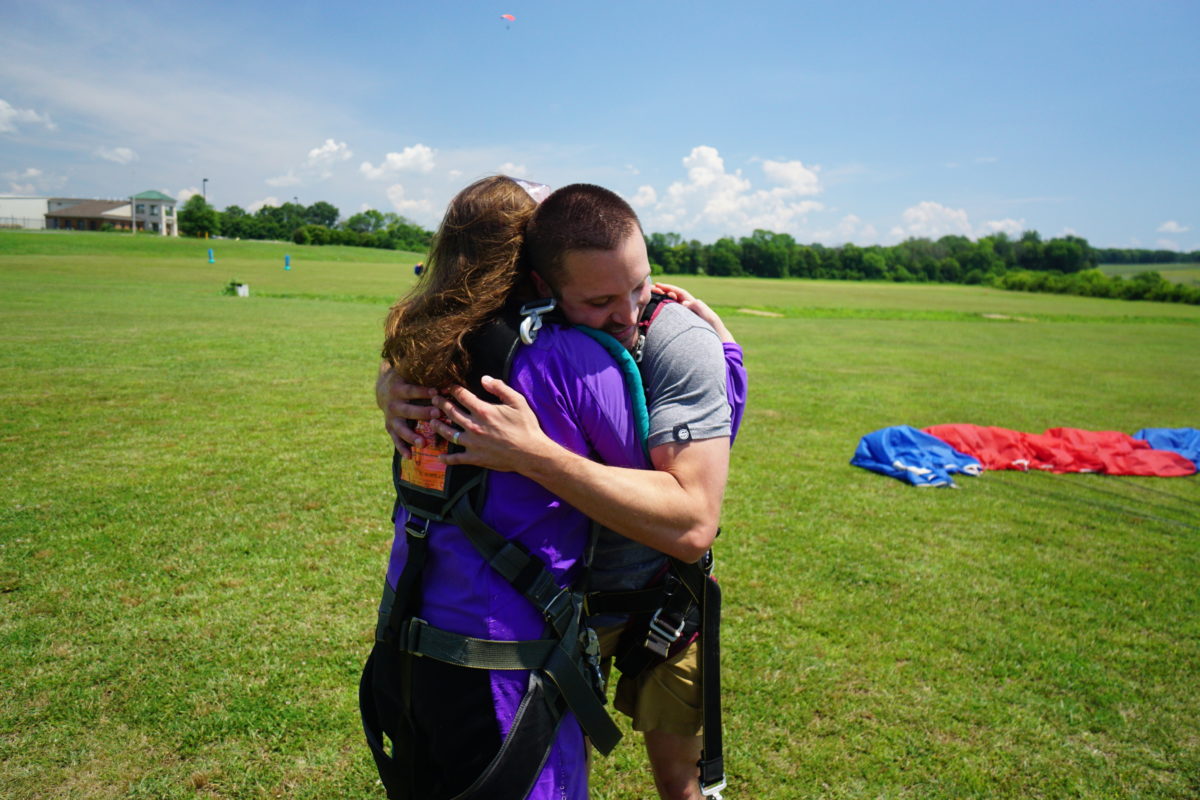 Maggie & John Pavelko | Skydive Orange