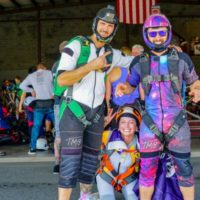 first-time skydivers at skydive orange